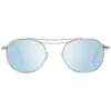 Ermenegildo Zegna Silver Men Sunglasses