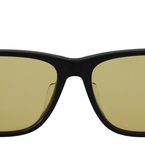 Diesel Women's Chic Black Acetate Sunglasses with Yellow Lenses
