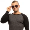 Police Blue Men Sunglasses