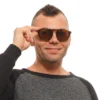 Bally Brown Men Sunglasses