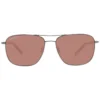 Serengeti Gray Men Sunglasses