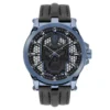 Police Blue Men Watch