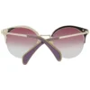 Police Gold Women Sunglasses
