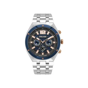 Police Men's Gray Stainless Steel Watch
