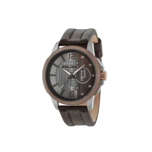 Police Men's Blue Leather Watch