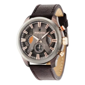 Police Men's Blue Leather Watch