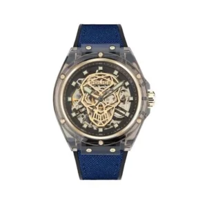 Police Men's Blue Leather Watch