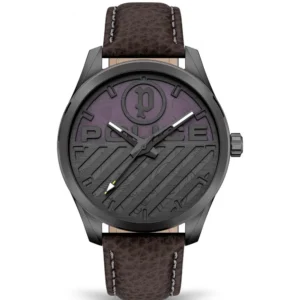 Police Men's Blue Leather Watch