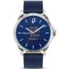 Police Men's Blue Leather Watch