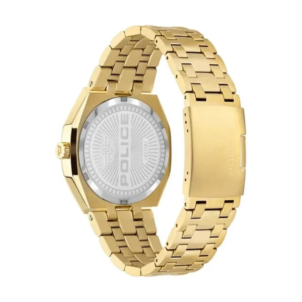 Police Men's Gold Stainless Steel Stainless Steel Watch
