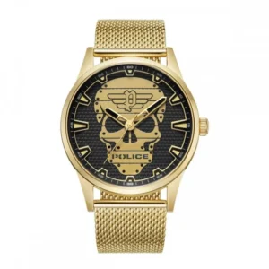 Police Men's Brown Leather Watch