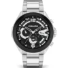 Police Men's Silver Stainless Steel Watch