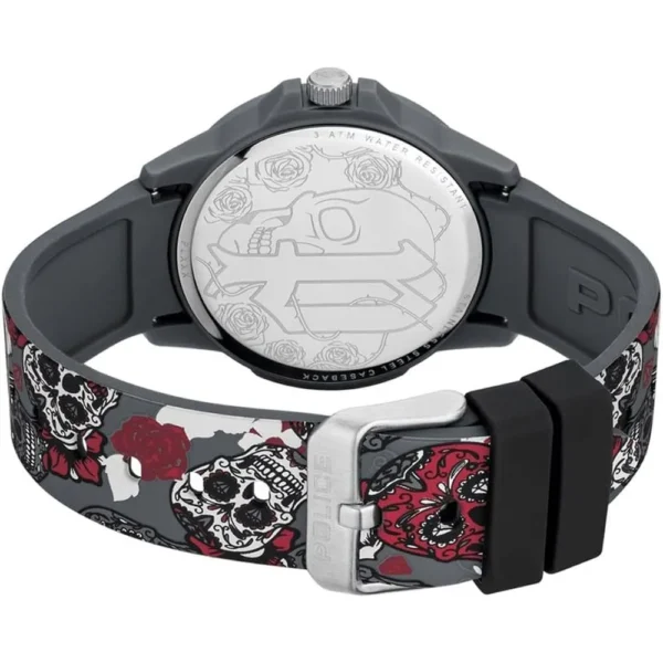 Police Men's Gray Silicone Watch