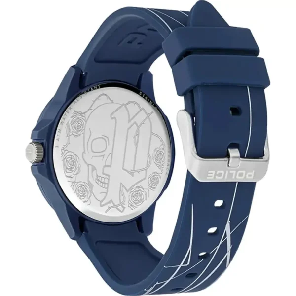 Police Men's Blue Silicone Watch