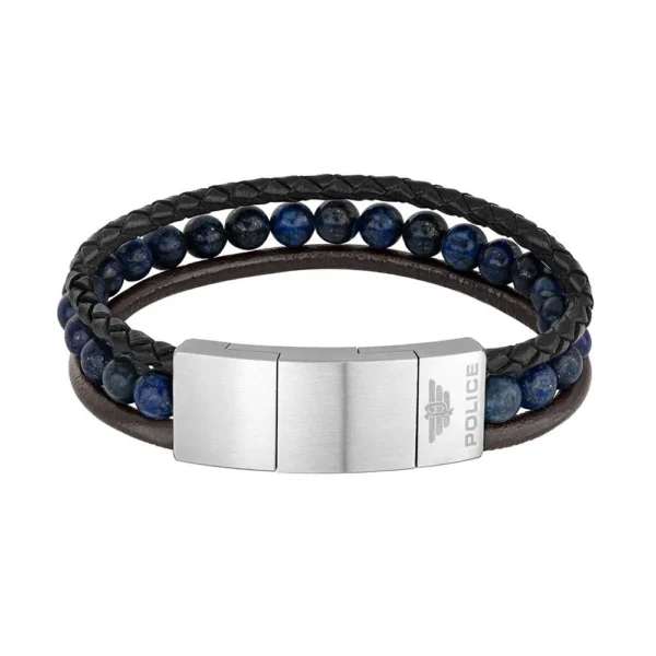 Police Men's Blue Leather Watch