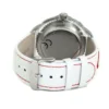 Chronotech Men's White Leather Watch