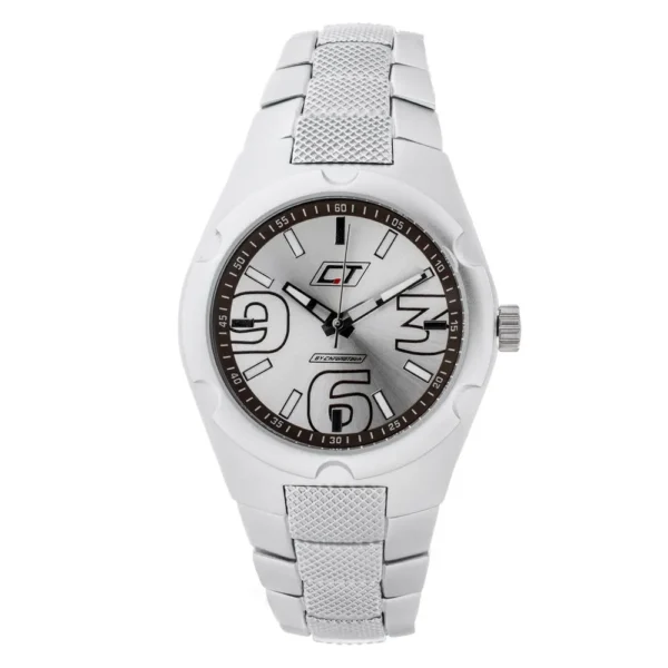 Chronotech Men's Silver Steel Watch