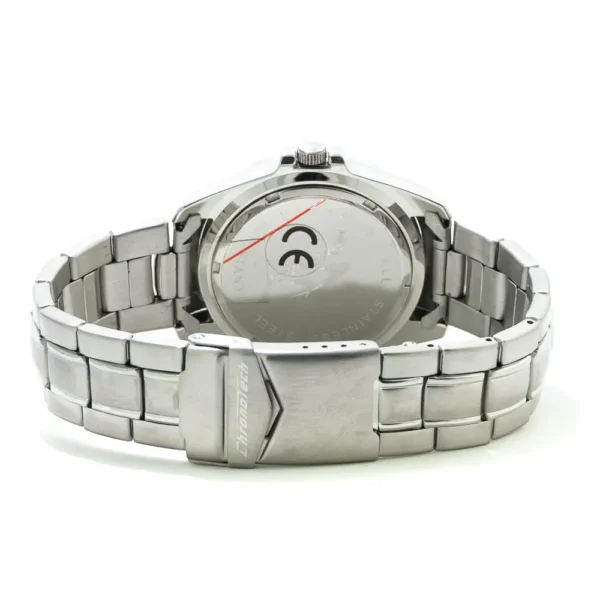 Chronotech Men's Silver Steel Watch