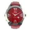 Chronotech Men's Black Leather Watch