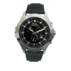Chronotech Men's Black Leather Watch