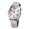 Chronotech Men's Black Leather Watch