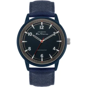 Ben Sherman Men's Black Leather Watch