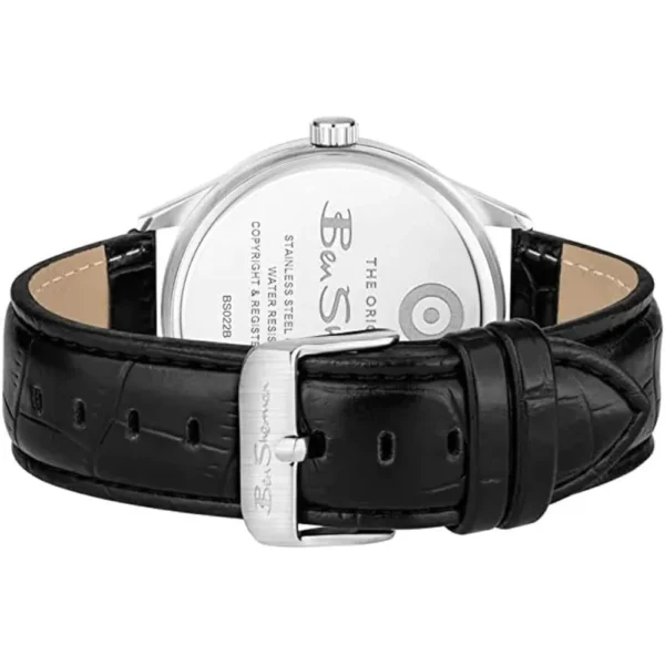 Ben Sherman Men's Black Leather Watch