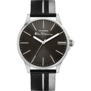 Ben Sherman Men's Black Leather Watch