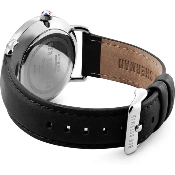 Ben Sherman Men's Black Leather Watch