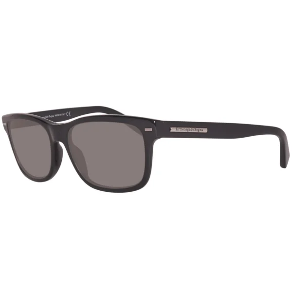 Ermenegildo Zegna Black Men Sunglasses