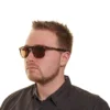 Serengeti Brown Men Sunglasses