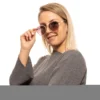 Bally Women's Rose Gold Sunglasses for Woman