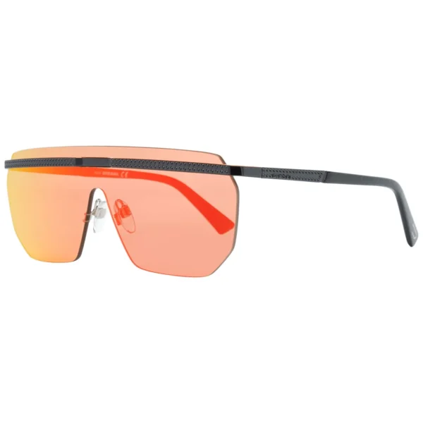 Diesel Black Men Sunglasses