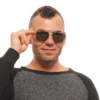 Bally Gray Men Sunglasses