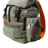 Dolce & Gabbana men’s Italian military green rucksack with multiple compartments