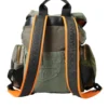 Dolce & Gabbana luxury men’s military green patchwork rucksack made in Italy