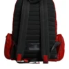 Dolce & Gabbana men’s red patent leather backpack with leopard print lining