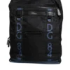 Dolce & Gabbana men’s black nylon DG logo backpack with multiple compartments