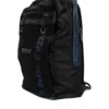 Dolce & Gabbana men’s stylish black nylon backpack with blue accents and logo