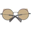 Yohji Yamamoto luxury men’s round sunglasses with gunmetal frame and UV protection